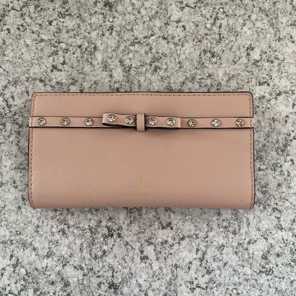 Kate Spade Pink Studded Wallet